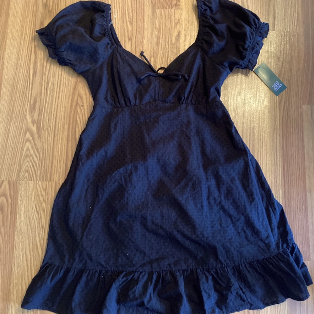 Black baby doll dress